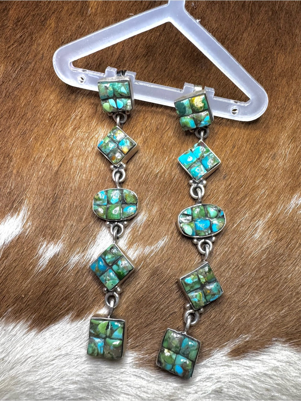Sterling Sonoran Cobblestone Dangle Earrings